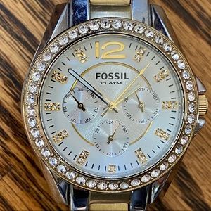 Fossil Gold and Silver Watch